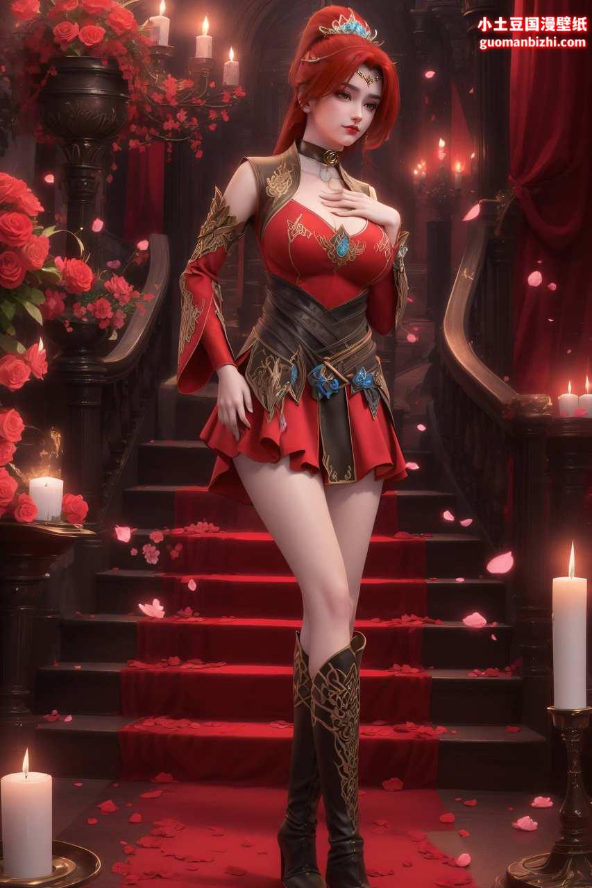 ai免费壁纸:唐火儿绘画体型素材分享