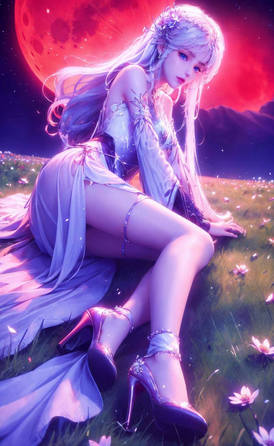 圣采儿与龙皓晨：AI范例极简风PC 1920×1080壁纸集