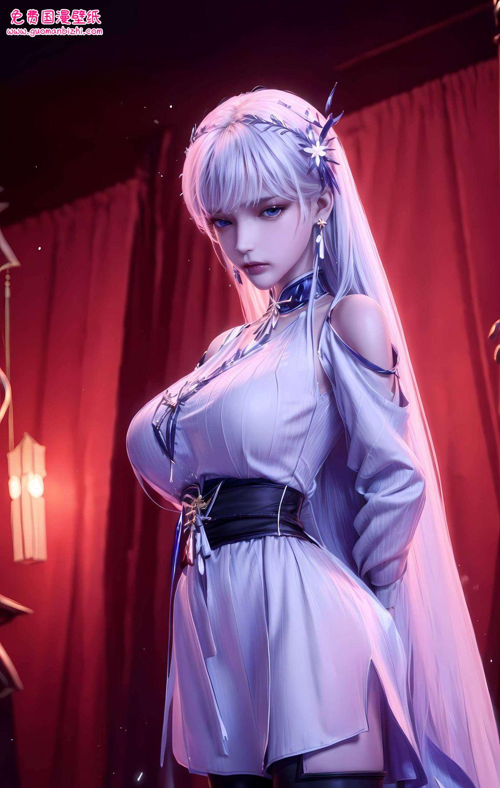 圣采儿新衣——AI生成古风漫画图片，完美像素手机壁纸