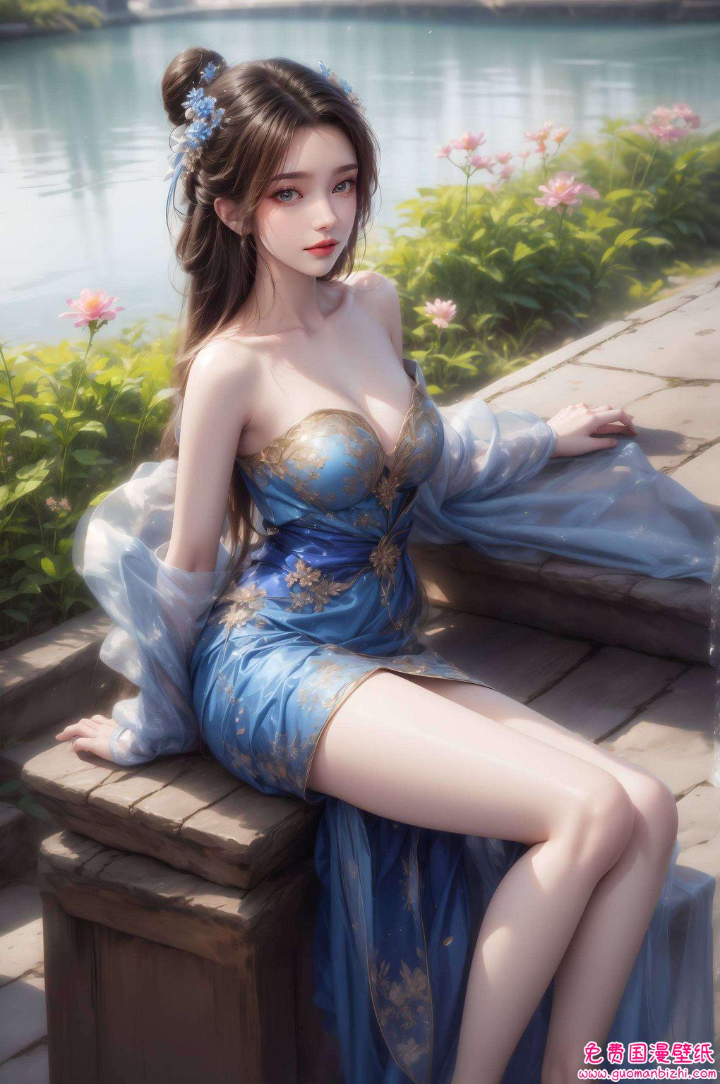 王林李慕婉精选：AI图片模型，极简壁纸，iPhone背景图片集