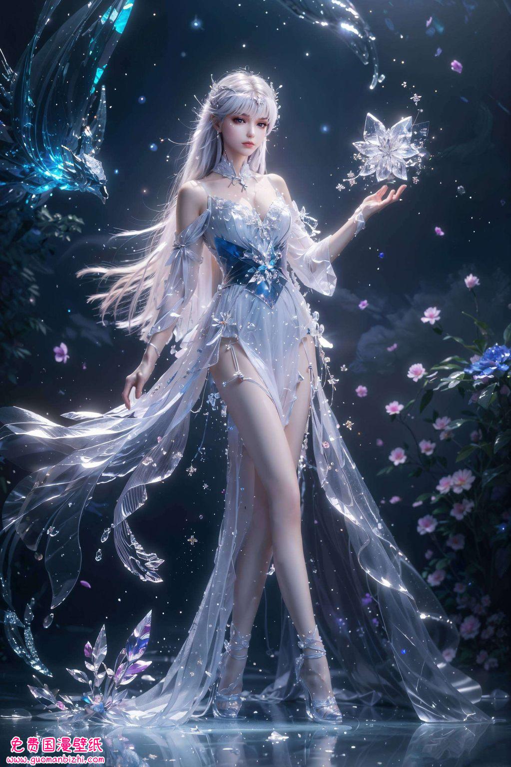 圣采儿AI壁纸集—护眼横竖屏，ipad桌面背景精选