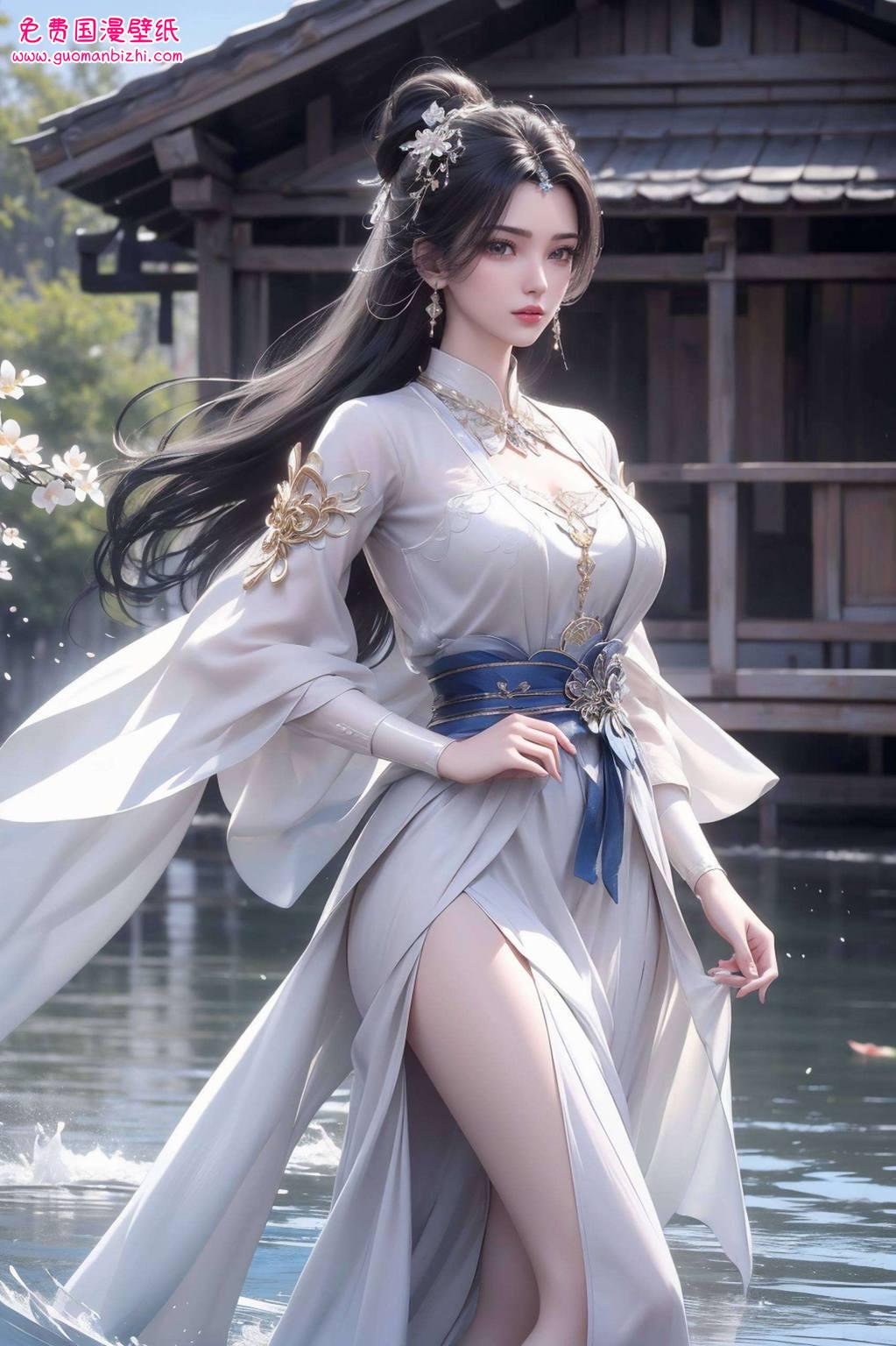 仙逆李慕婉最新壁纸：AI动漫人物壁纸，精细角色手机桌面背景。