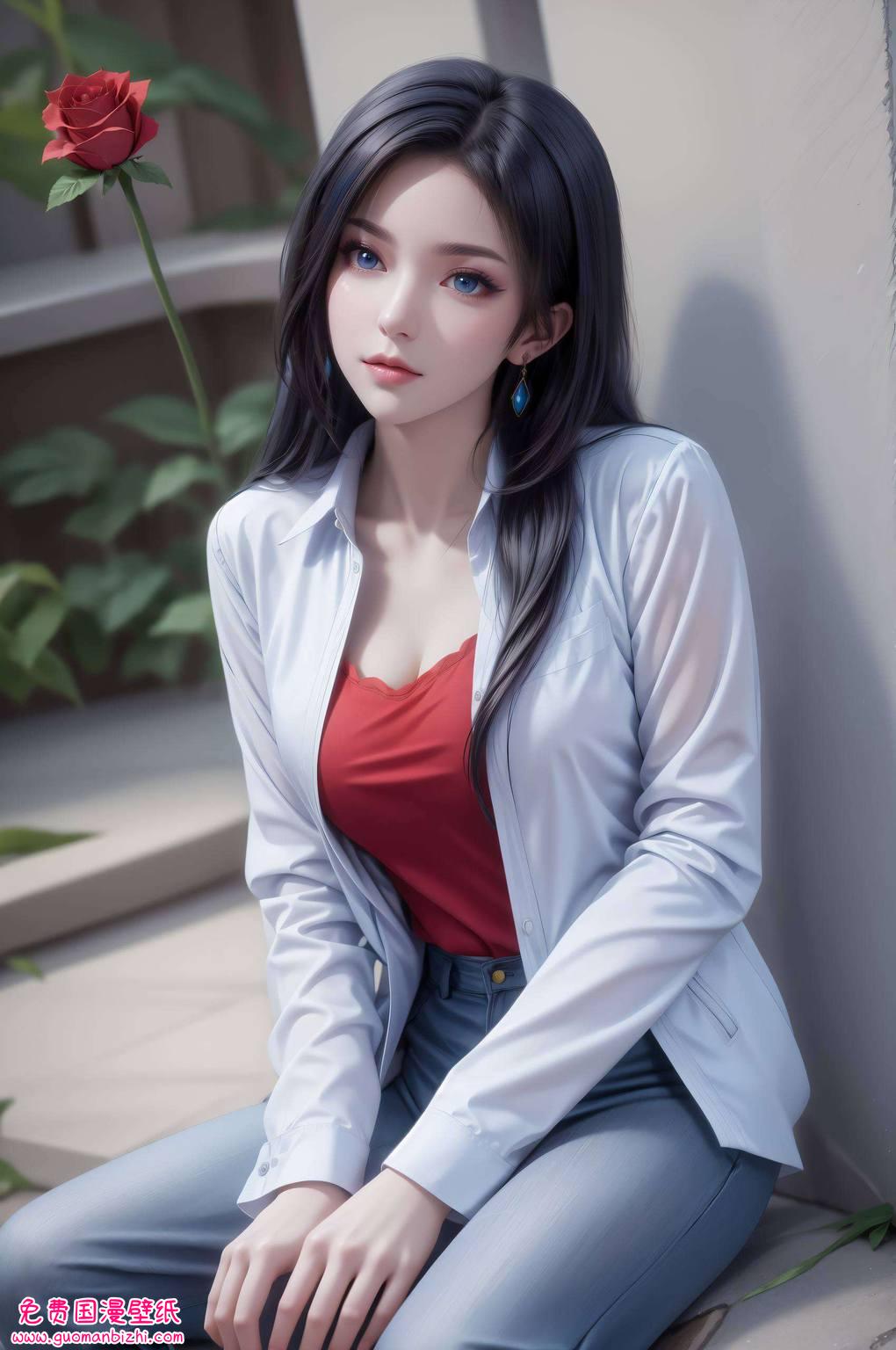 九幽雀动态漫画图片——AI壁纸免费下载，Win10简洁壁纸集。