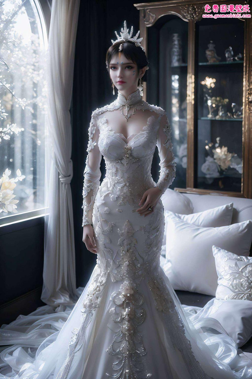 凤清儿AICG二次元壁纸，高清职业装iPadins风精选集