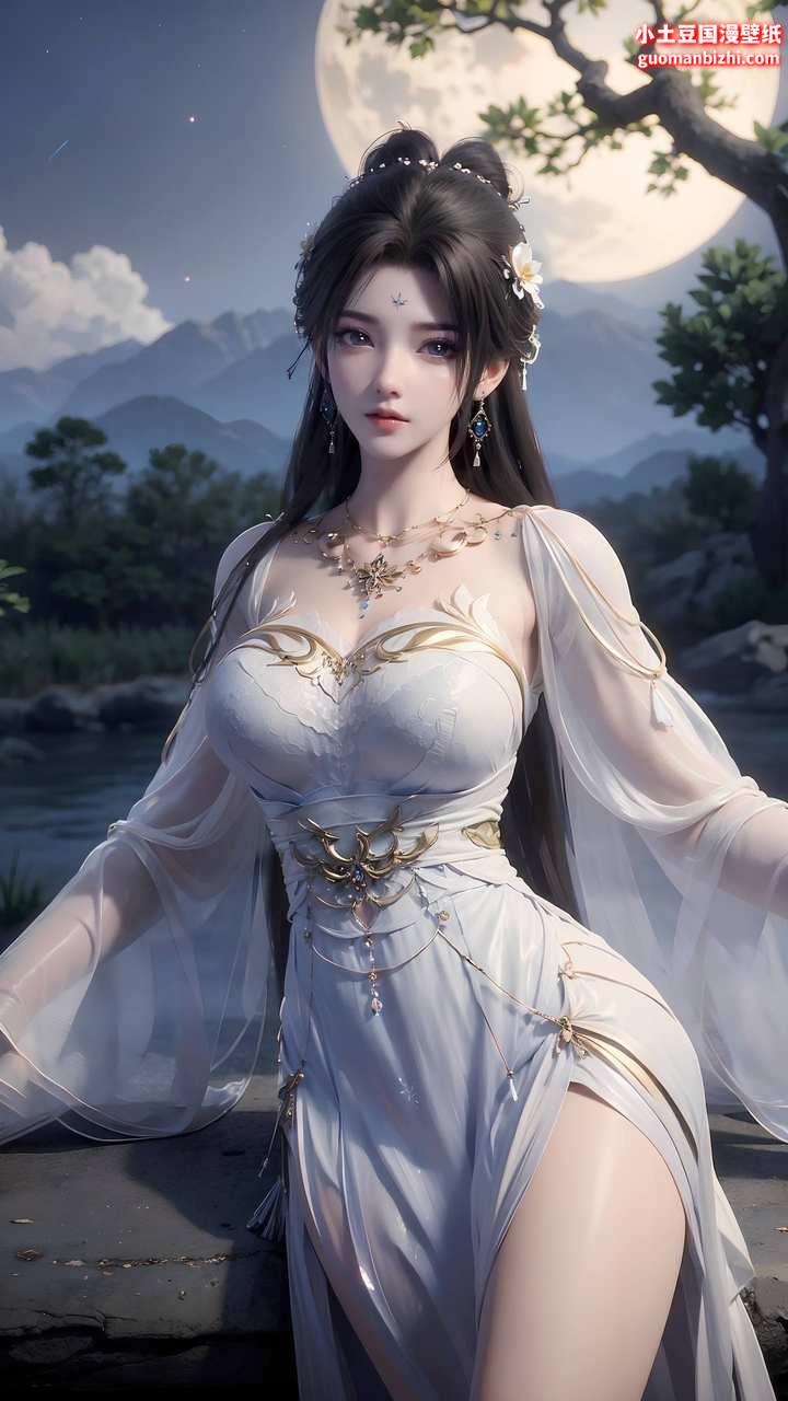 ai绘画素材:清漪的完美世界