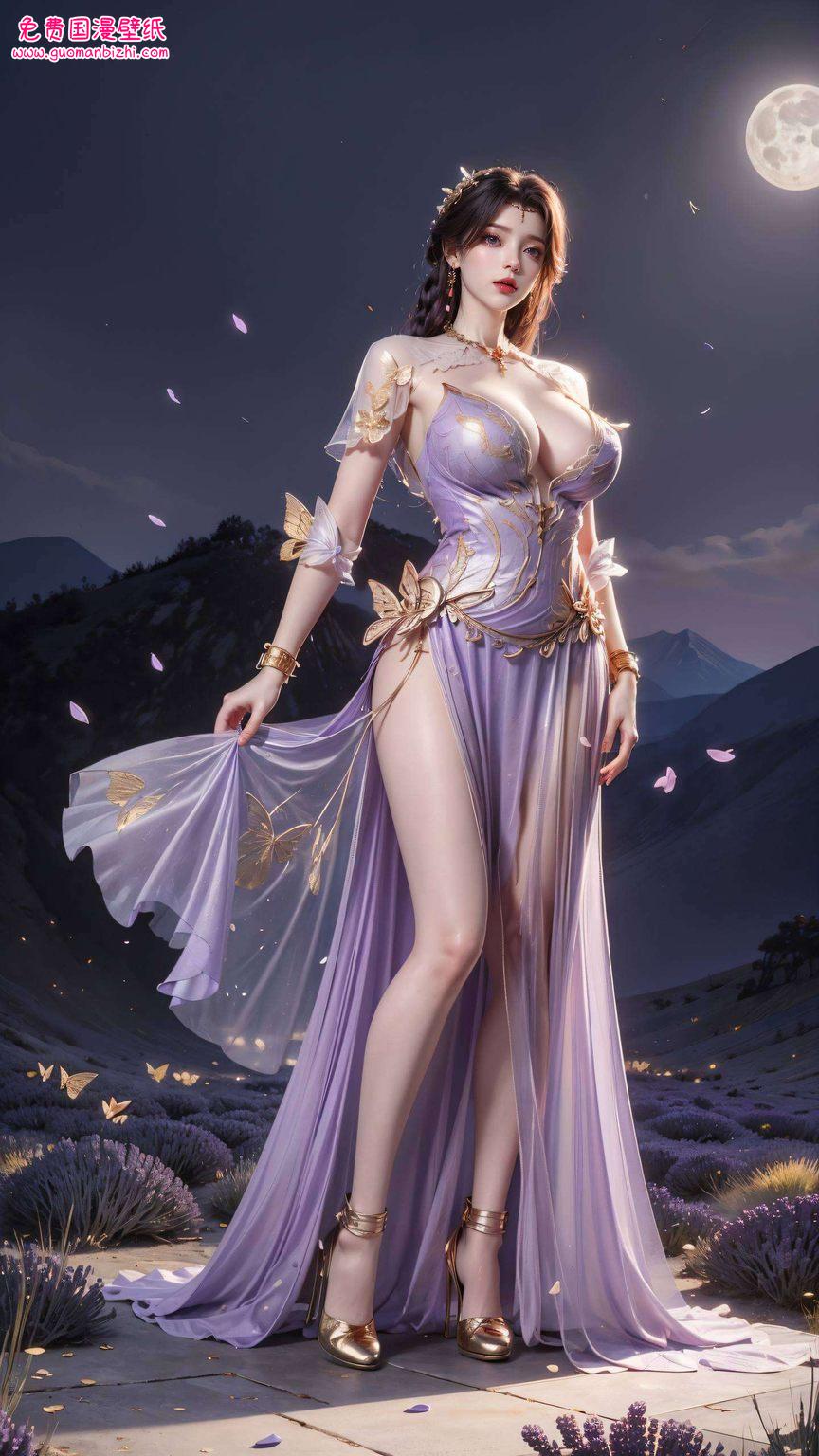 云曦高清壁纸白丝：AI生成图片，精细角色描绘，手机动画壁纸集