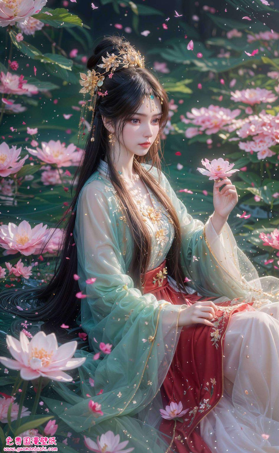 AI壁纸集：仙逆李慕婉新娘，护眼安卓艺术壁纸精选