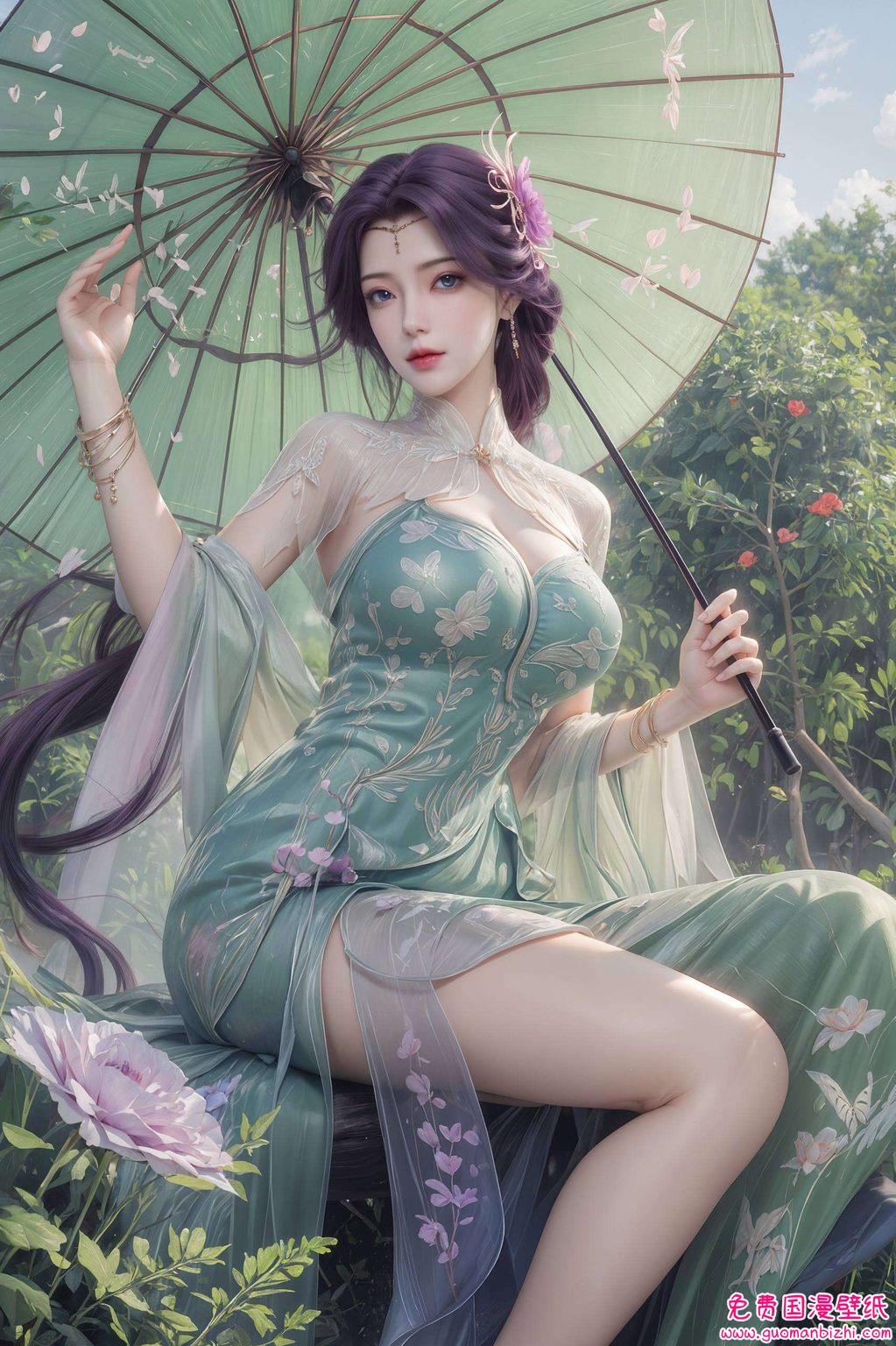 云曦3d高清壁纸：AI绘画动漫壁纸，苹果锁屏的艺术呈现