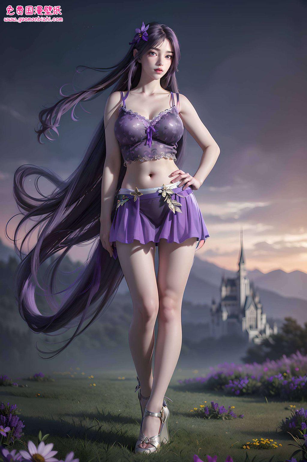 动态壁纸云曦美女动漫——AI范例壁纸，免费分享，打造手机桌面背景盛宴