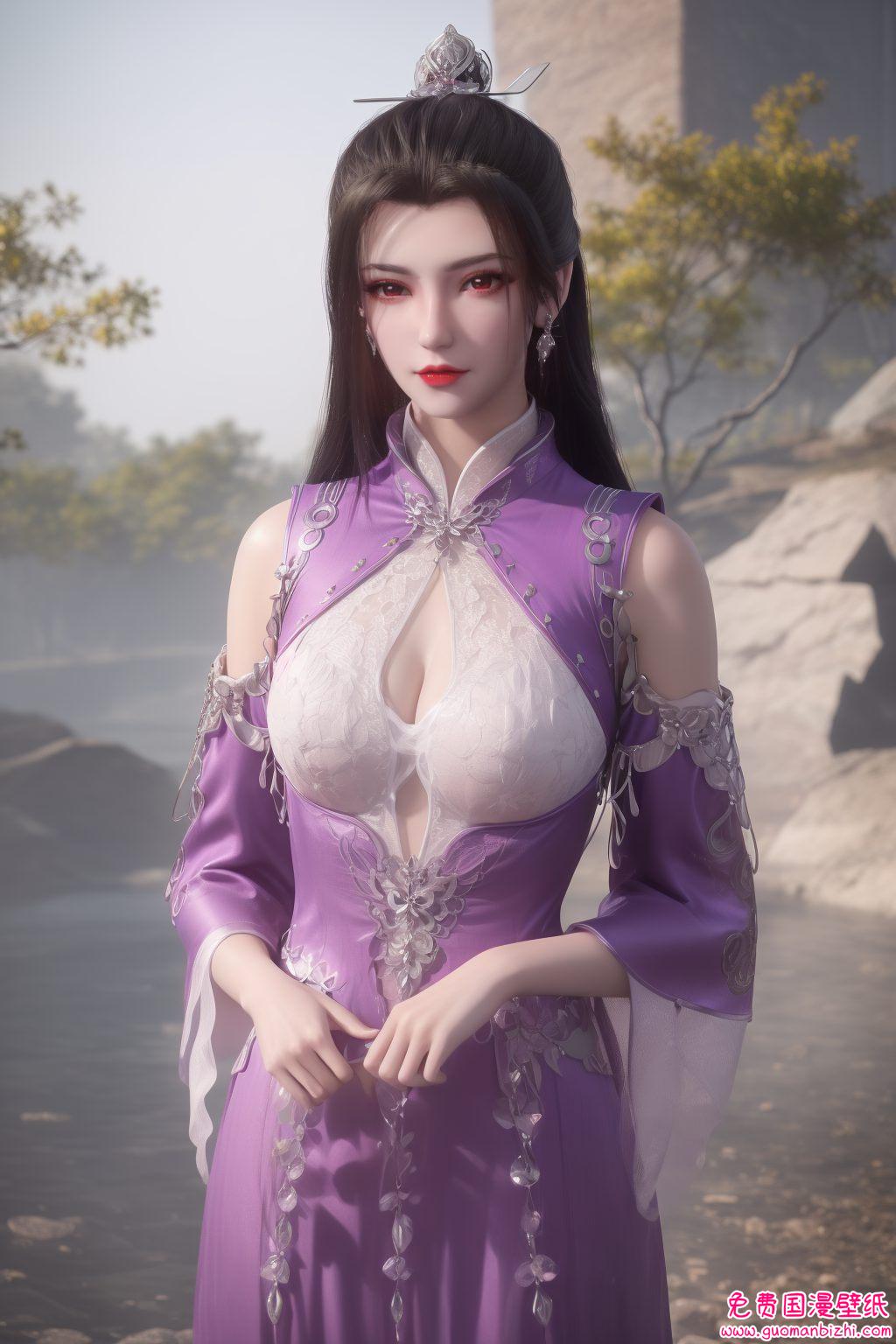 仙逆柳眉婚纱壁纸：震撼动漫风，Win10壁纸背景图片精选集