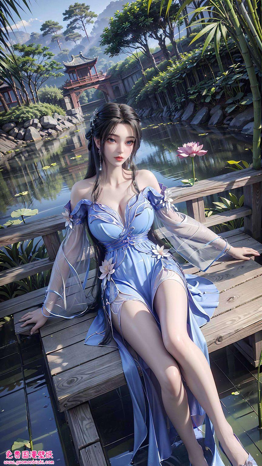 AI创造：李慕婉免费壁纸集，平板桌面壁纸美学呈现