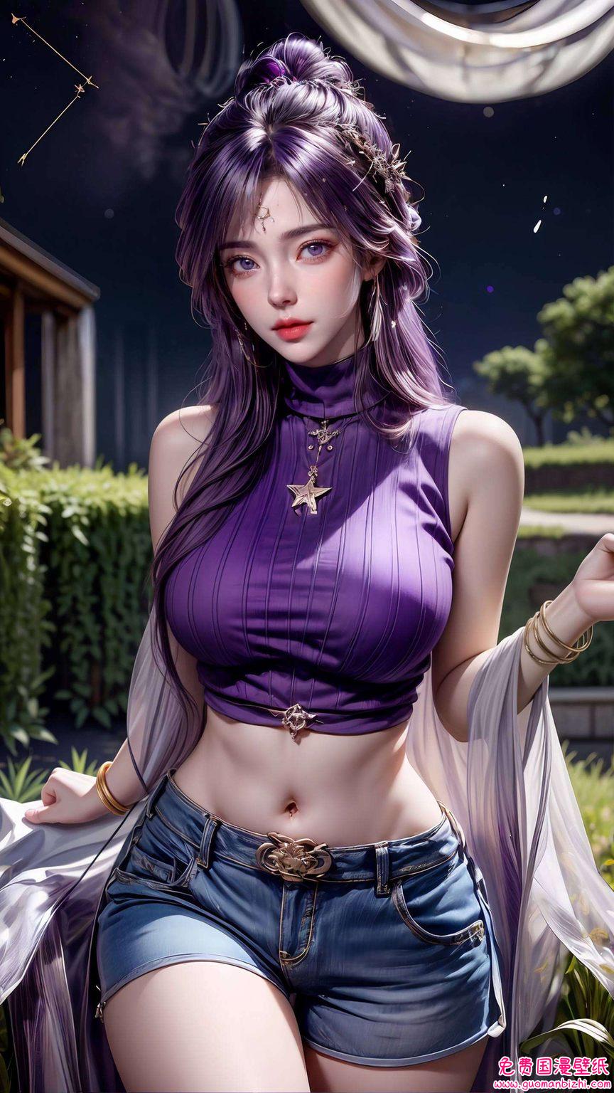 古香古色AI素材，云曦泳装壁纸，_ipad竖屏护眼精选