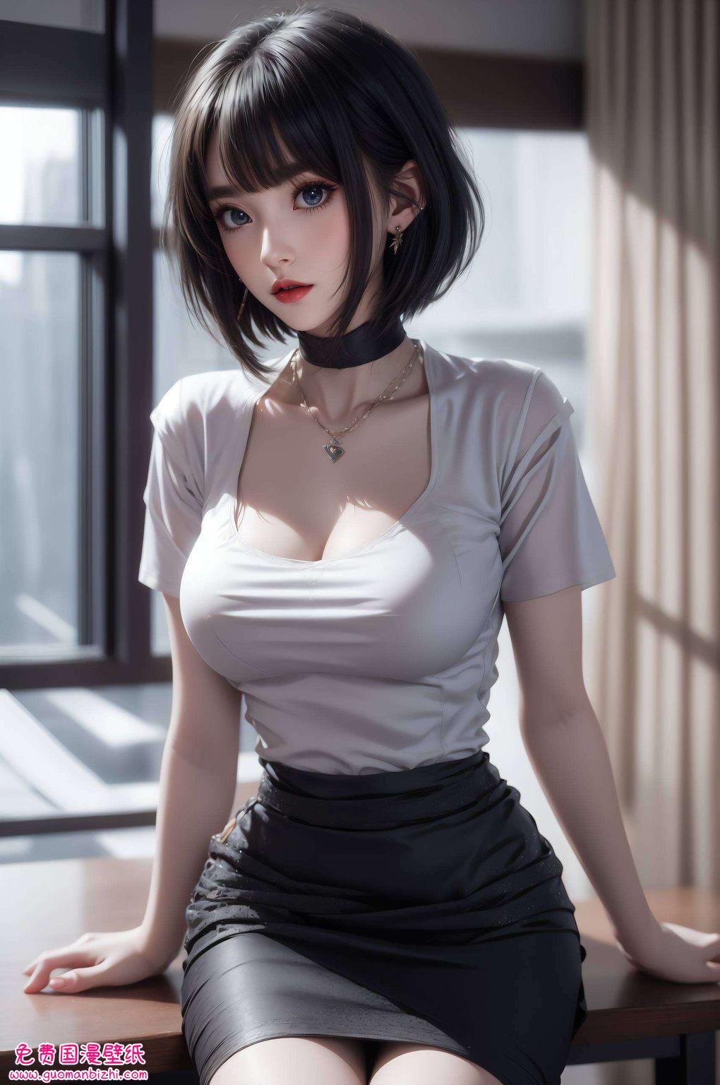 AI精选：粉色恶魔巴巴塔苹果电脑壁纸免费下载