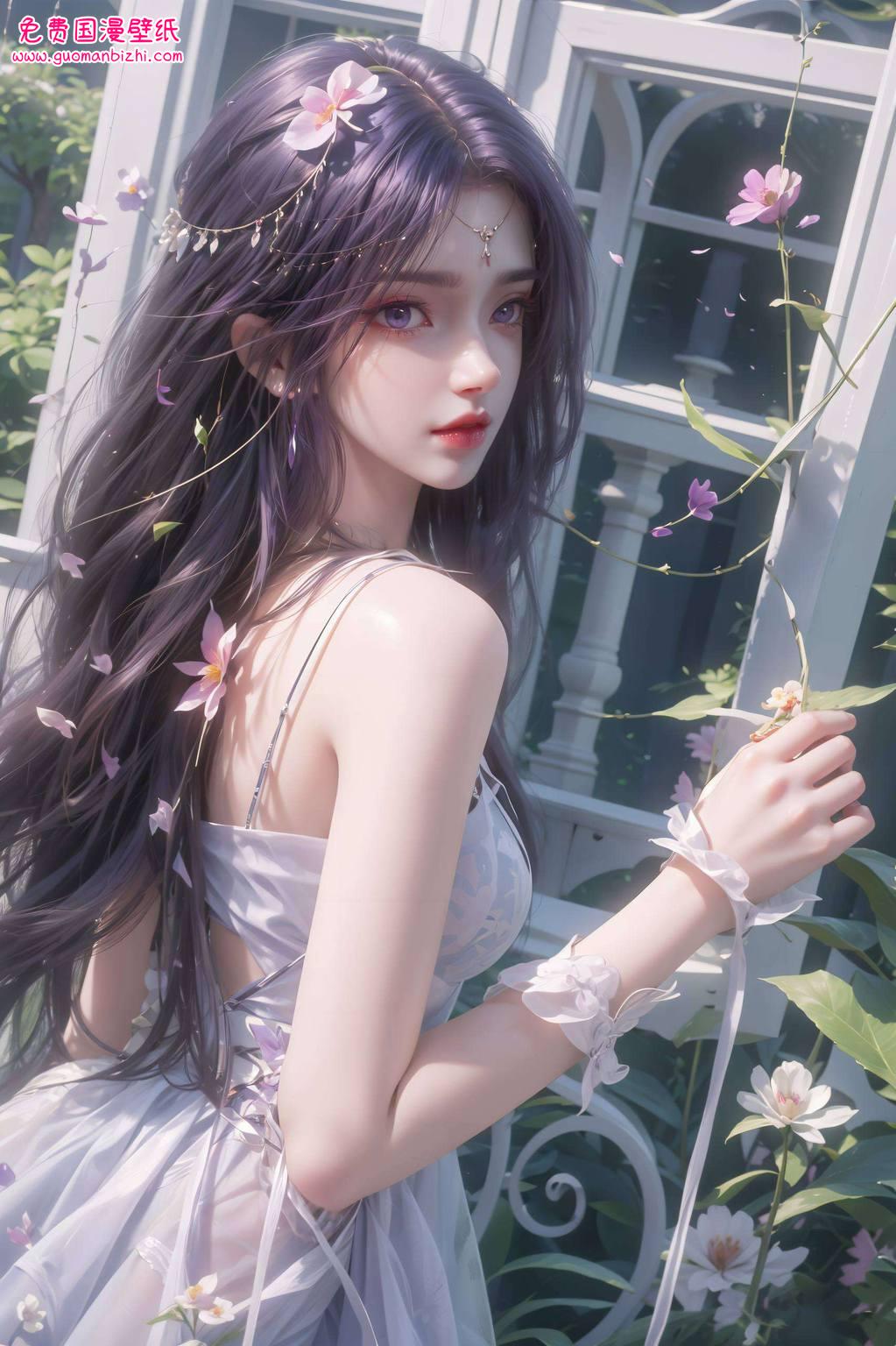 云曦泳装壁纸高清——AI生成粉色系免费手机壁纸分享