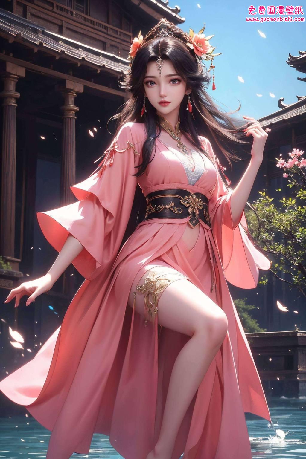 AI图片模型精选，二次元壁纸仙逆周紫虹，Win10壁纸桌面美学呈现