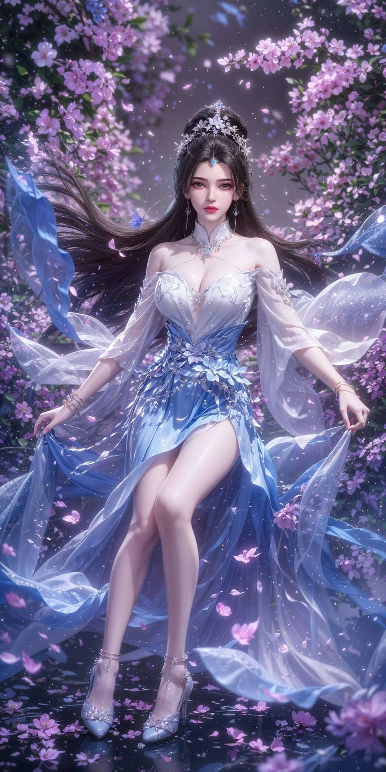 仙逆李慕婉壁纸4k原画：AI绘画参考素材，精细角色，Win10古香古色壁纸