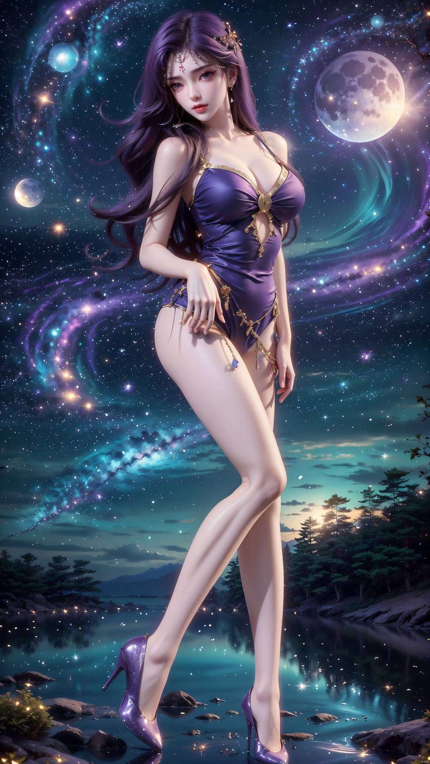 最新版云曦建模——AI角色极简壁纸，高清电脑桌面必备