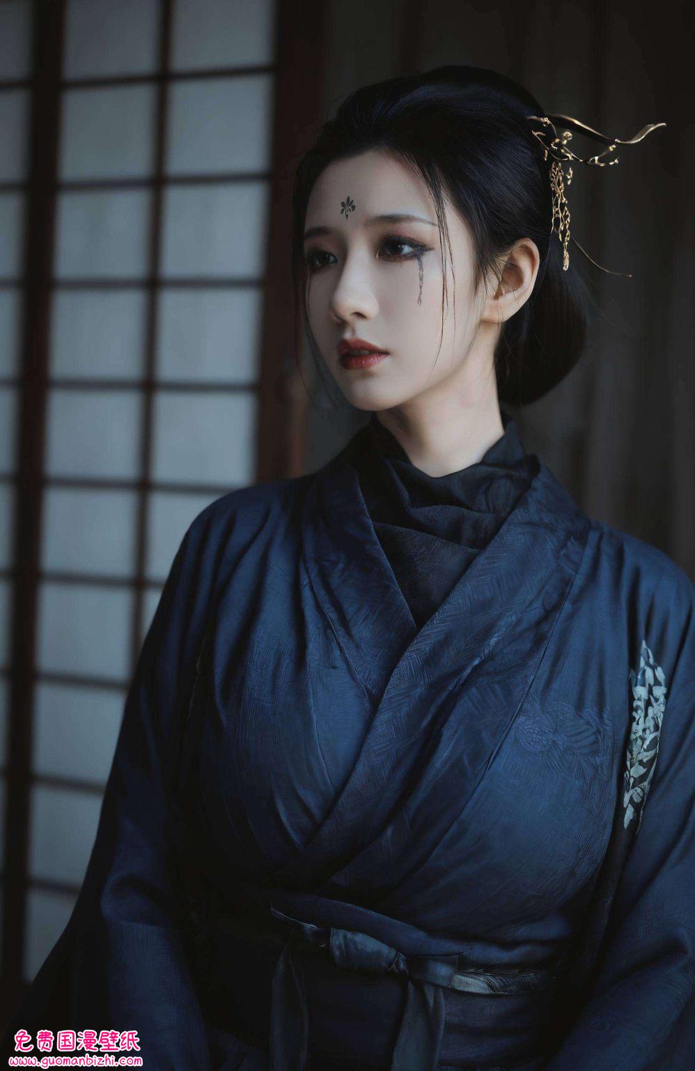 黑神话悟空四妹AI图片精细角色，苹果炫彩壁纸高清无水印集