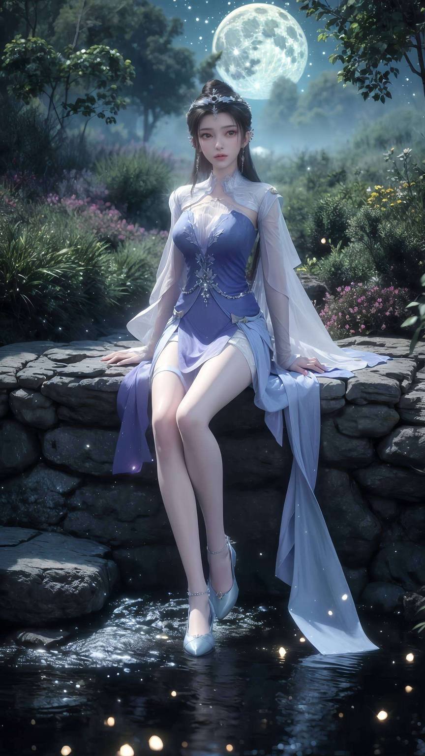 AI动漫人物与王麻子李慕婉壁纸，唯美护眼手机必备