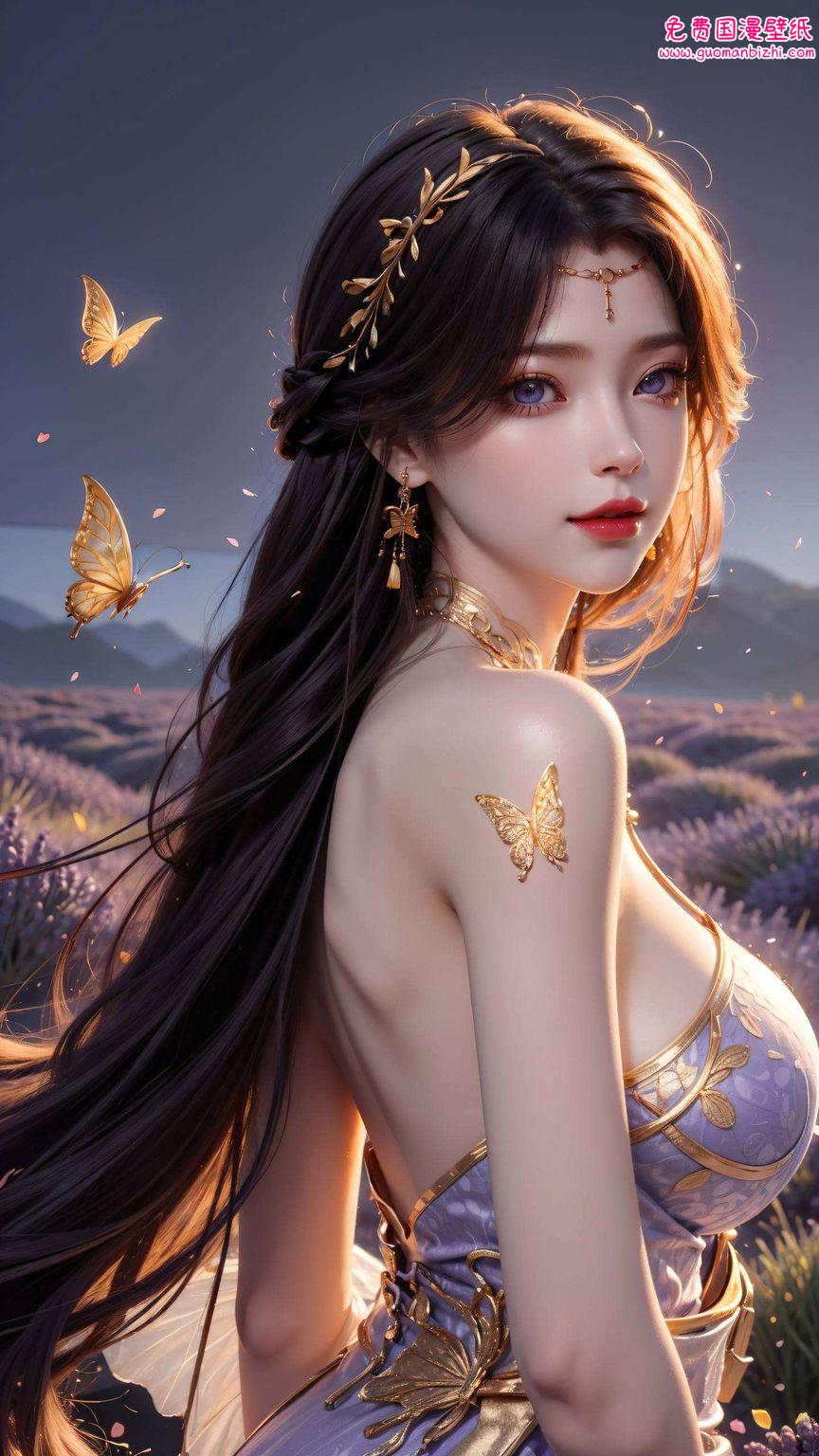 绿色二次元壁纸，云曦月婵高清动态，点亮PC桌面壁纸光彩。