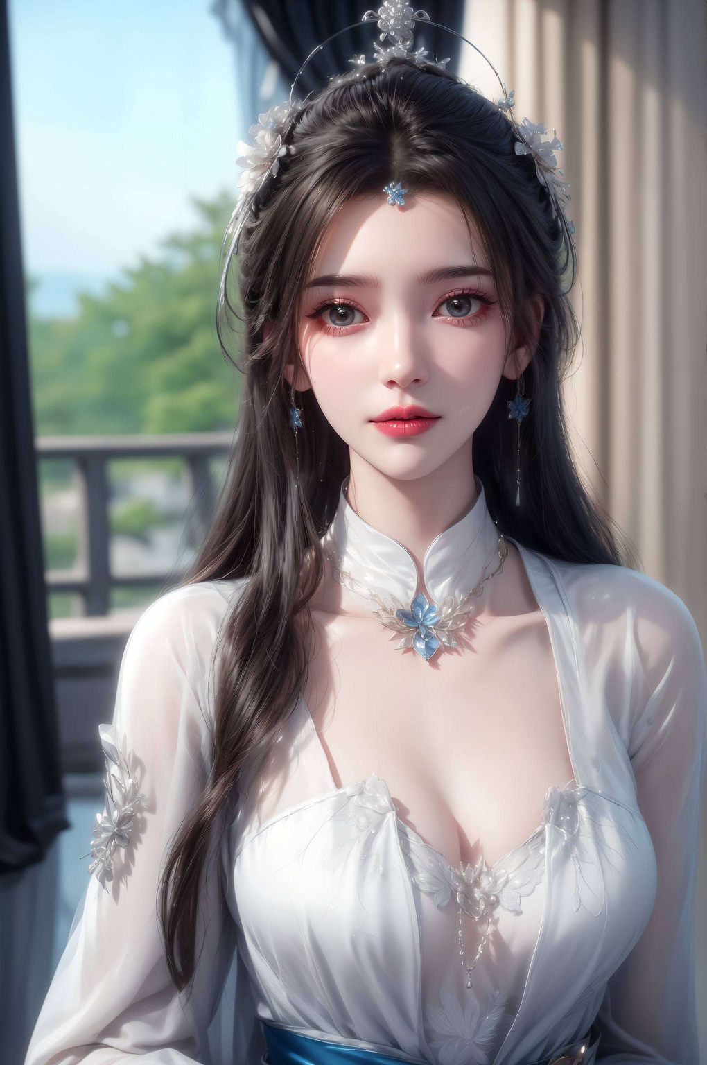 李慕婉高清壁纸集：AI创作动漫盛宴，Win10专属桌面主题