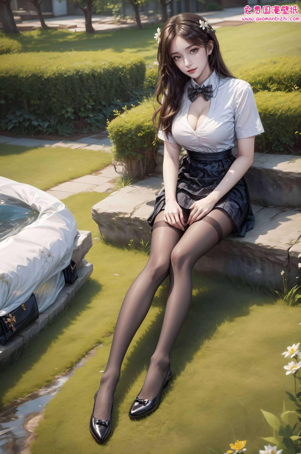 AI素材免费壁纸下载——电脑古香古色，徐欣壁纸4k经典呈现