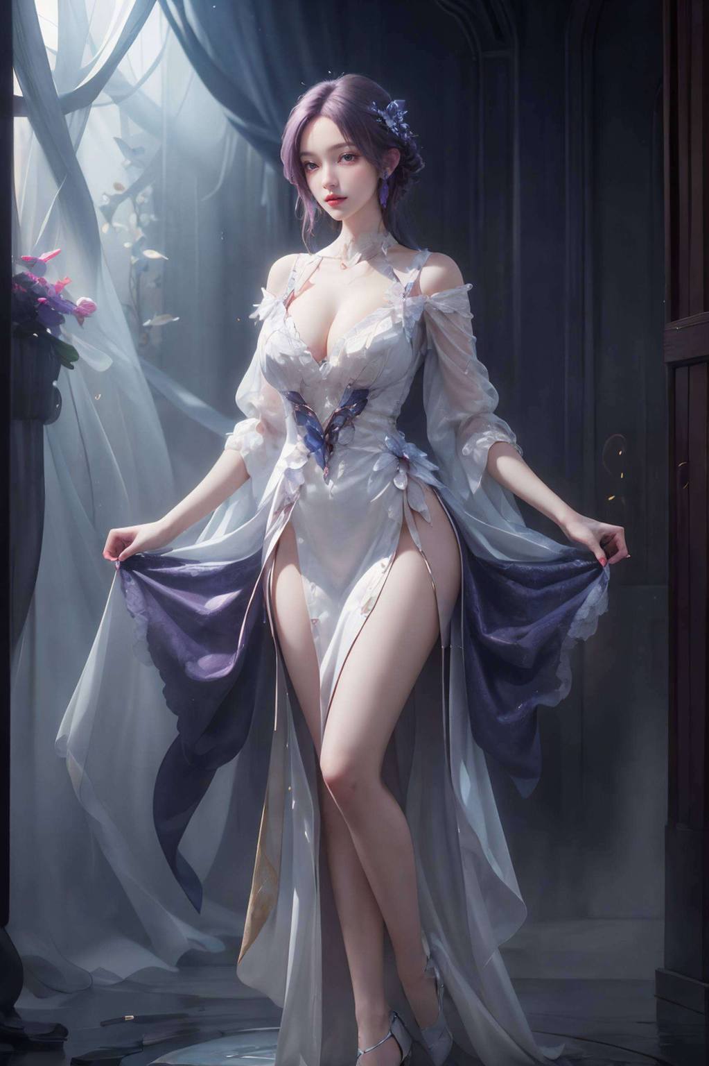 石昊背云曦：AI创作壁纸，完美像素，Win10动画壁纸集锦