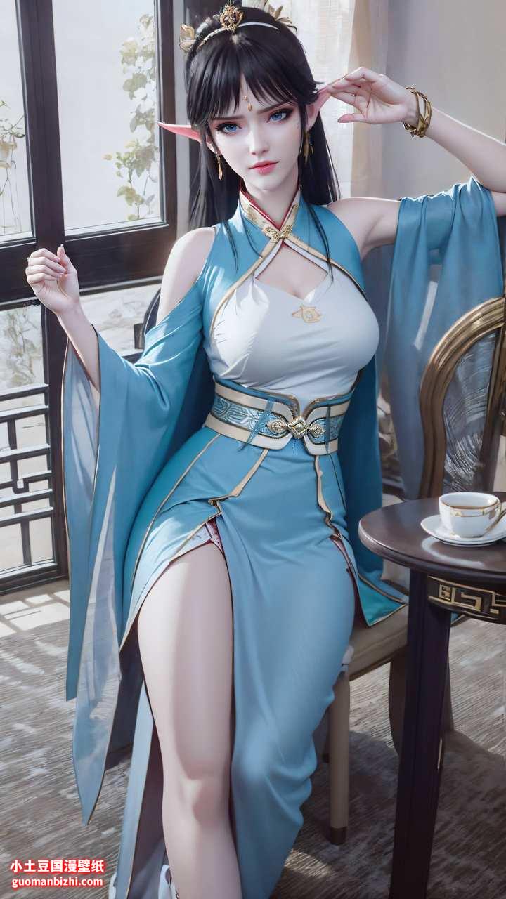 ai高清手机壁纸:凤清儿高清动态壁纸，拿走不谢