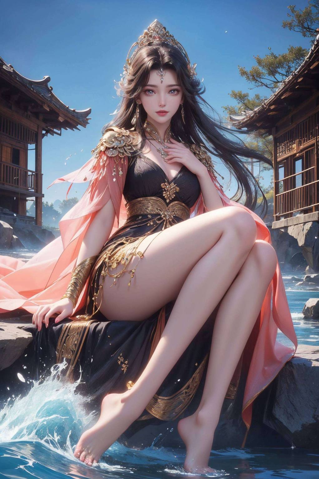 仙逆周紫虹4k壁纸下载：AI生成壁纸，精细角色展现，手机ins风必备