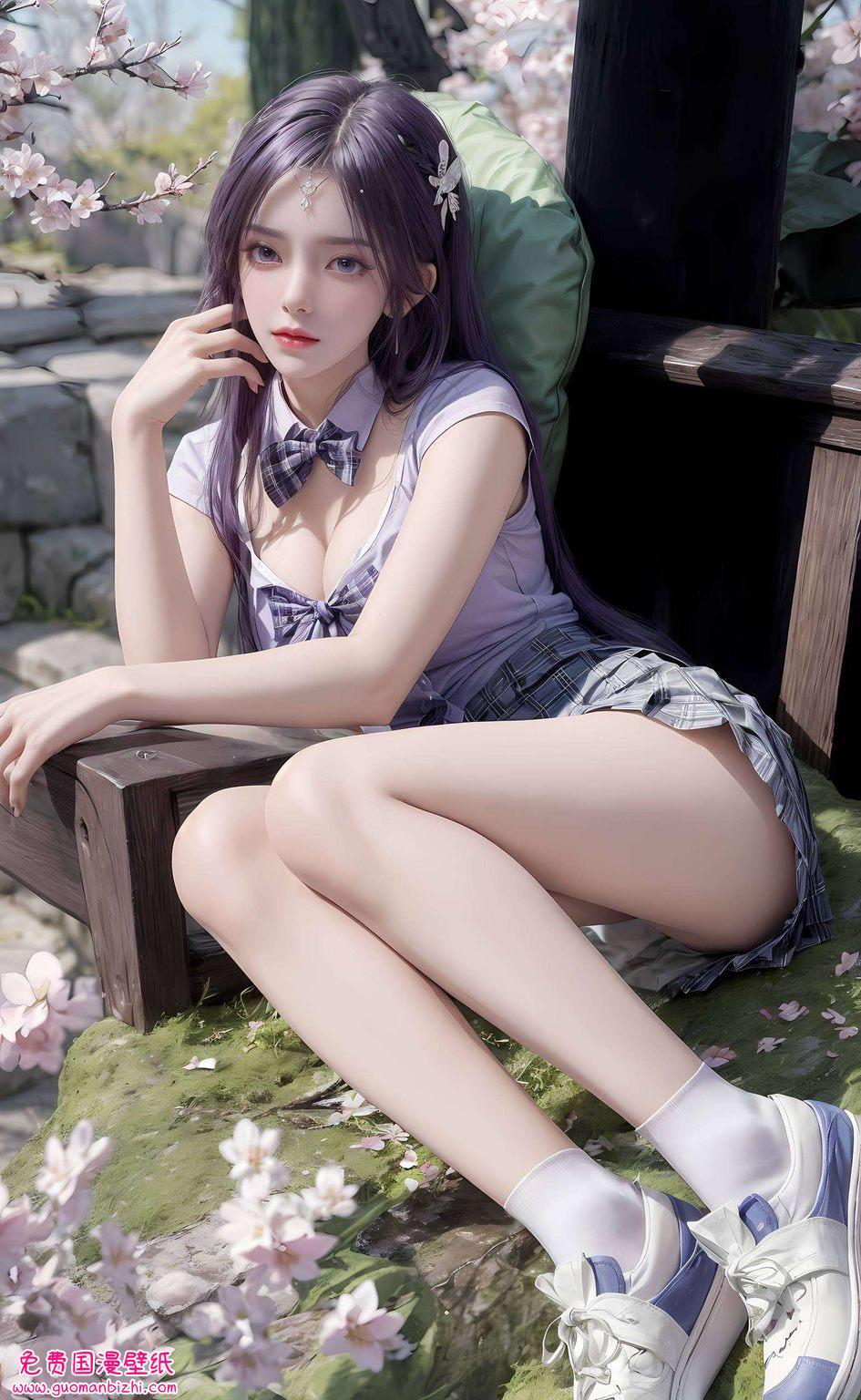 AI绘画参考素材集：神图云曦横屏壁纸，护眼平板可爱壁纸精选