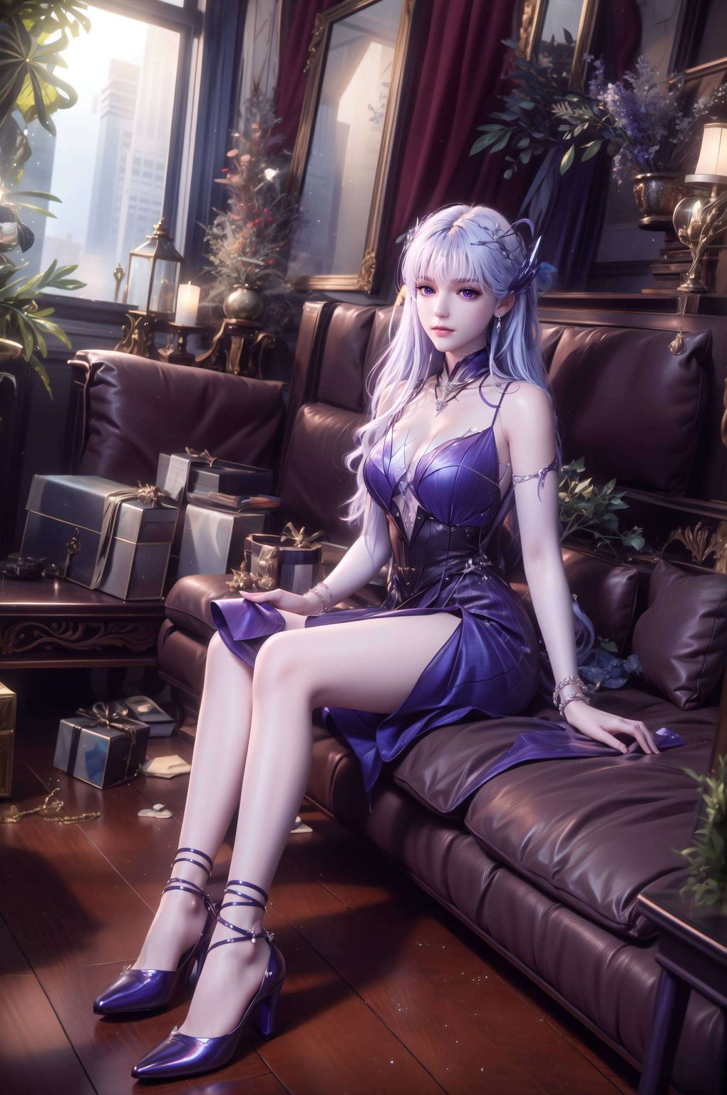 养眼壁纸集：圣采儿二次元壁纸，高清PC桌面主题精选