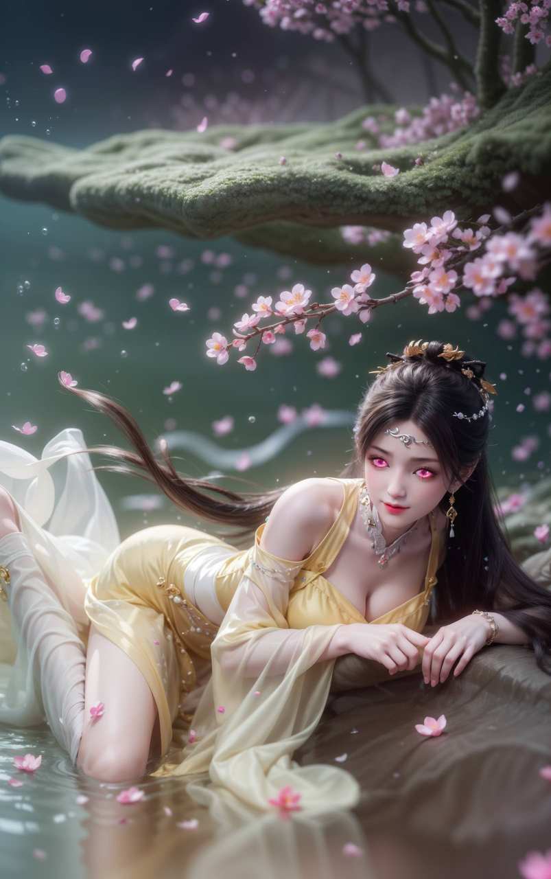 ai手机壁纸:国漫女神之金瓶儿(4K超高清 颜值欣赏)