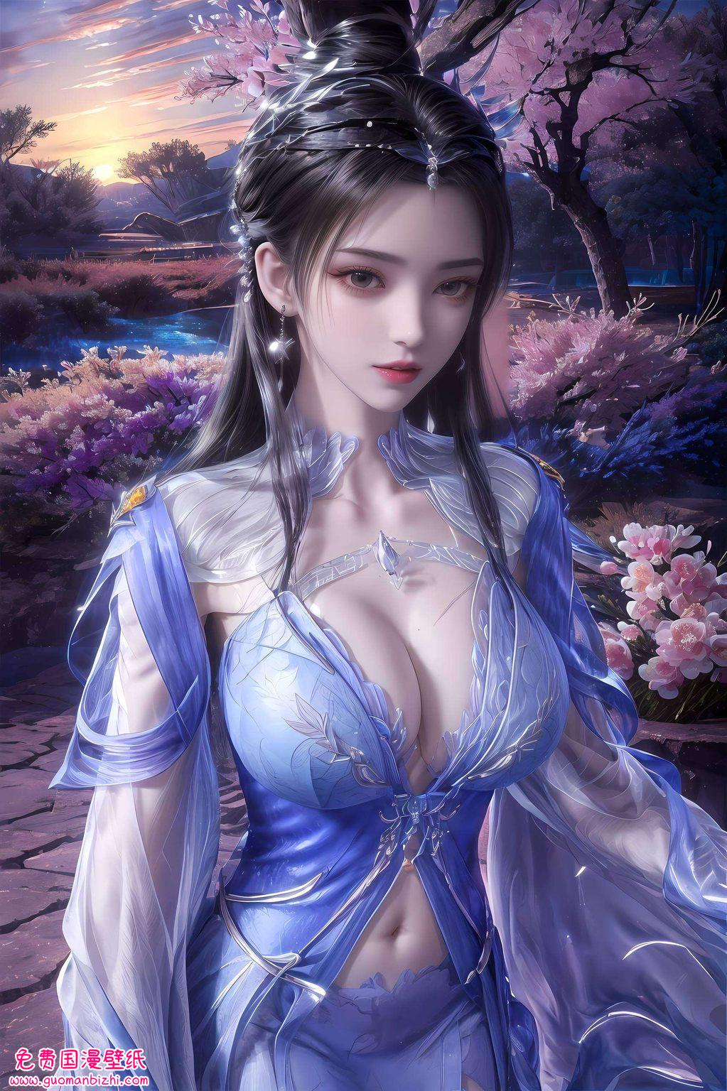 李慕婉2k高清壁纸——AI绘画参考素材，二次元壁纸，平板炫彩必备