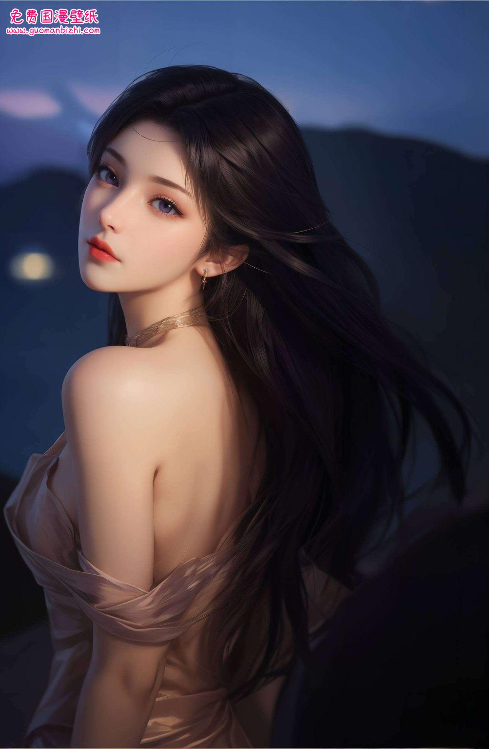 AI创作AIGC，完美像素呈现苹果古风3D特效壁纸图片下载