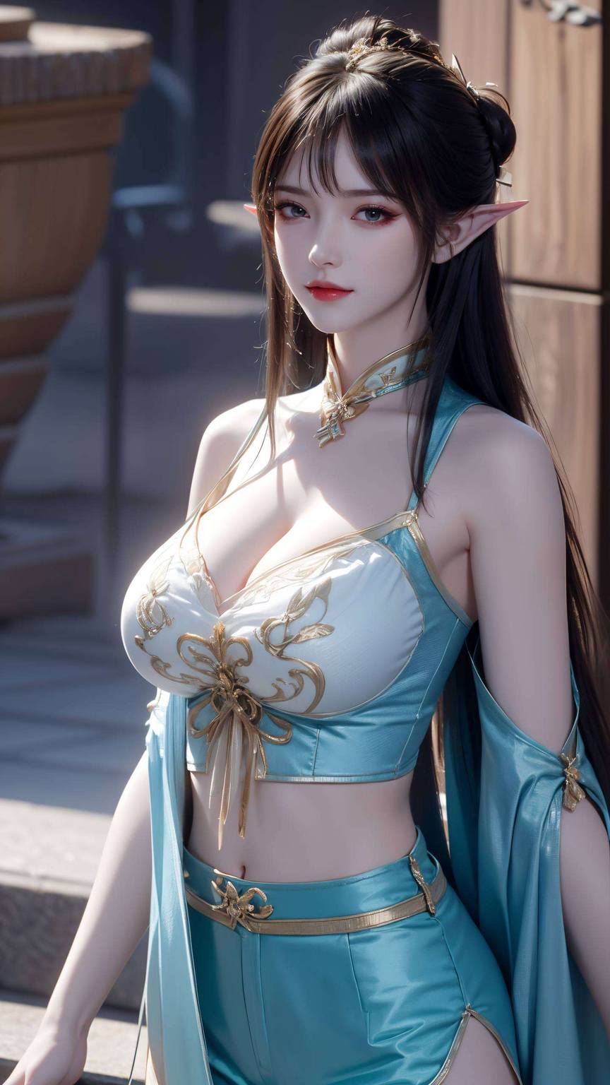 凤清儿旧建模壁纸高清——AI动漫人物壁纸免费合集，Win10壁纸背景图片精选