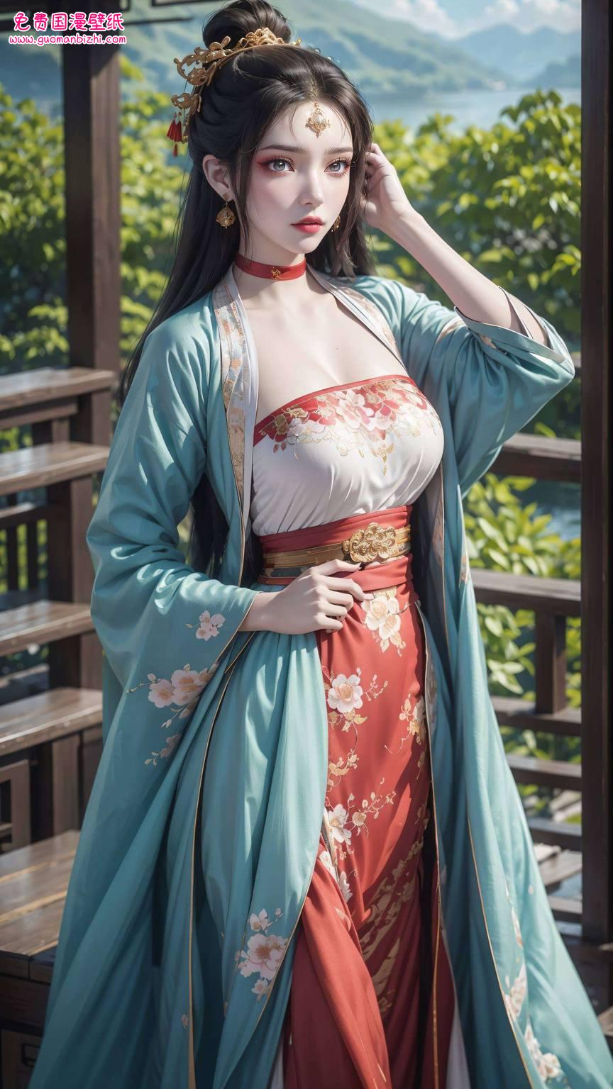 AI图片模型动漫壁纸集——苹果潮图壁纸墨云仙逆之美