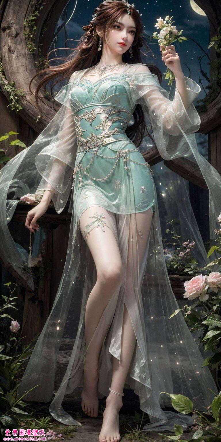 叶倾仙比基尼泳装，AI图片参考，免费壁纸下载，PCins风精选集。