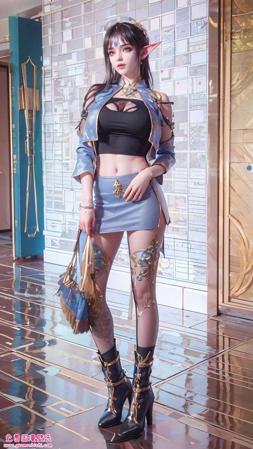 凤清儿精选：AI素材壁纸，护眼壁纸，iPhone桌面背景大全