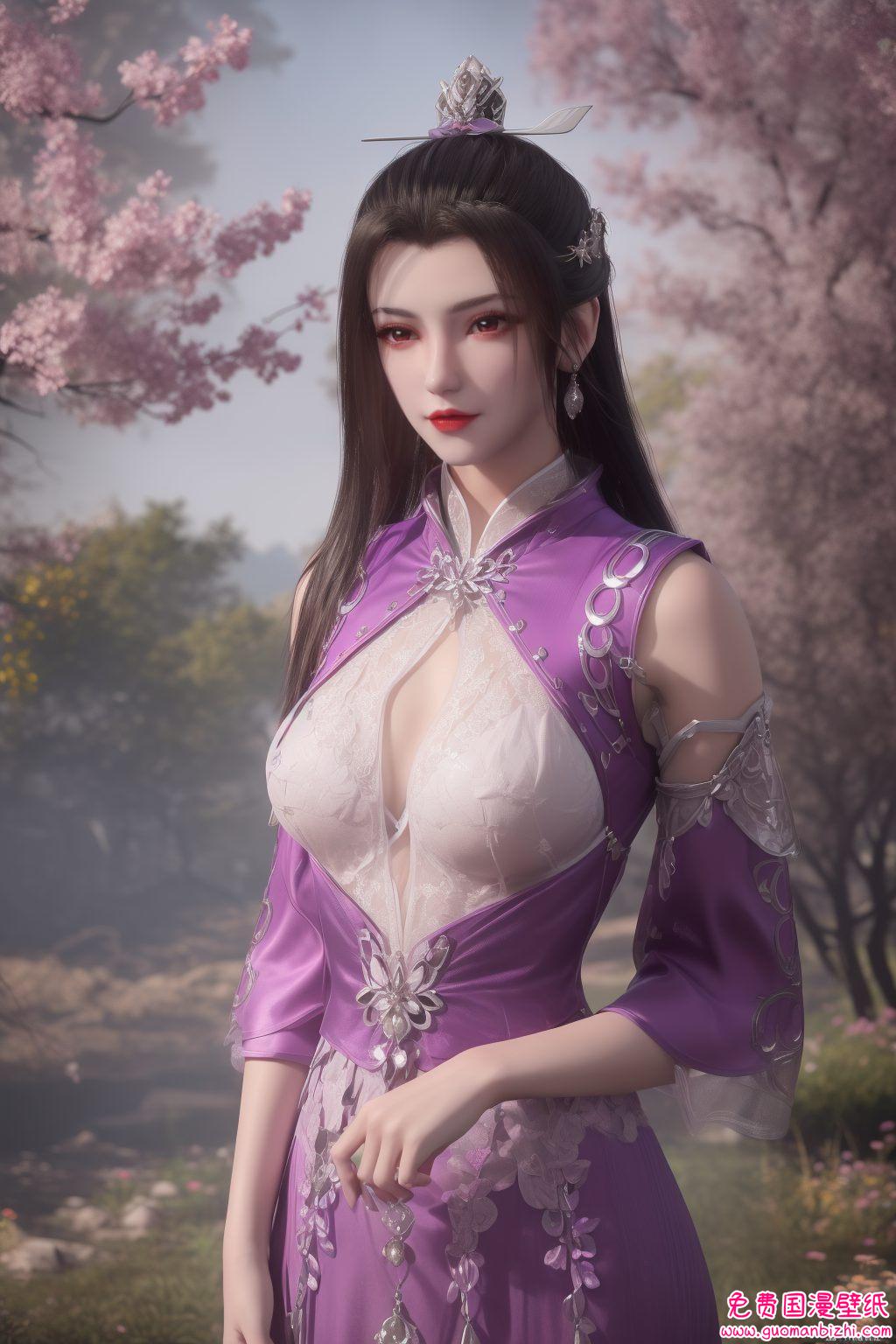 特集壁纸护眼安卓粉色，仙逆柳眉高清三屏背景图集。