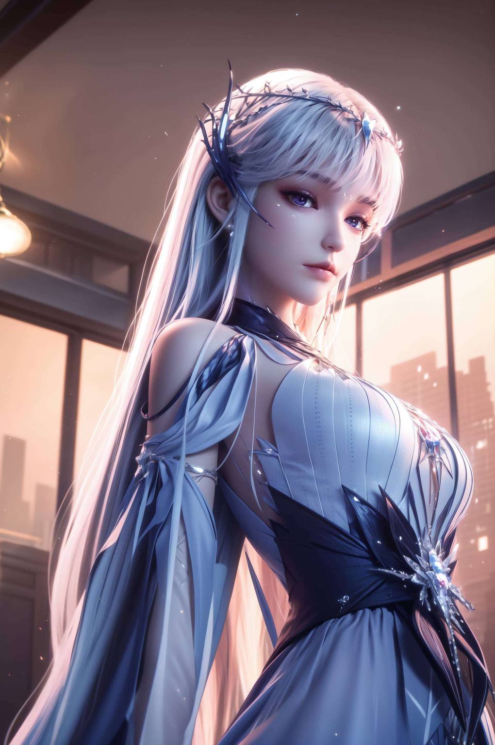 圣采儿高清壁纸集：AI绘画生成作品，免费电脑桌面图片精选