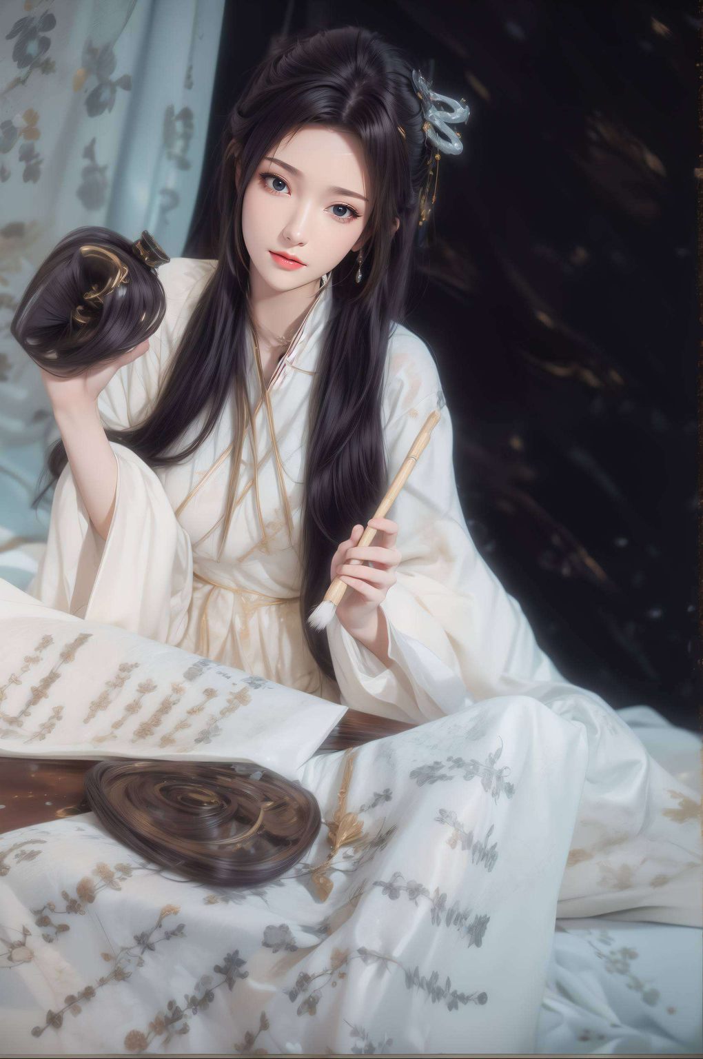 高品质作品集：精细角色描绘，苹果唯美手机壁纸云韵现代风