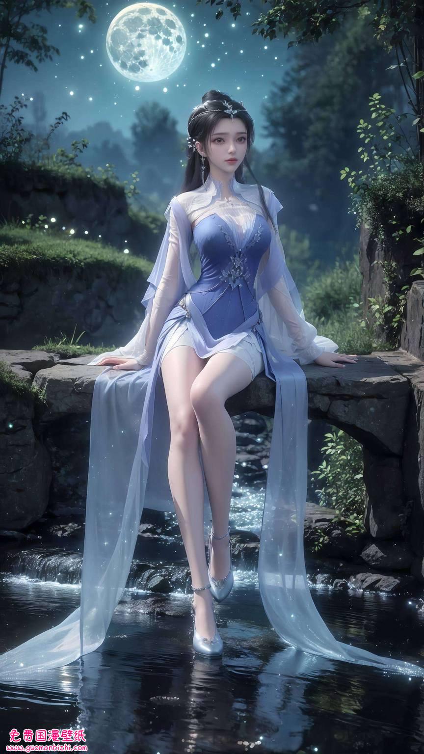 仙逆李慕婉头像壁纸：AI图片AIGC完美像素iPhone锁屏壁纸集