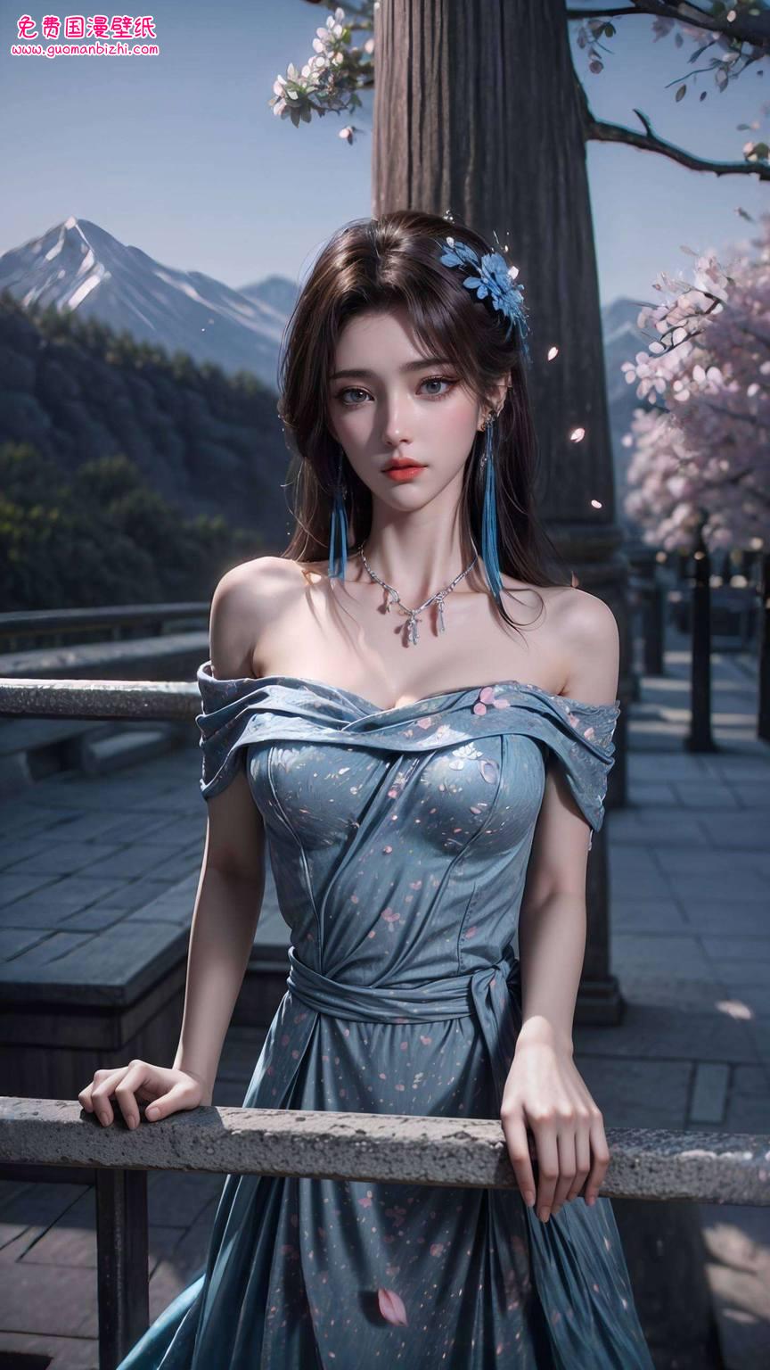 AI绘画AIGC之古香古色二次元壁纸，专为iPhone定制，云韵真人漫头壁纸集