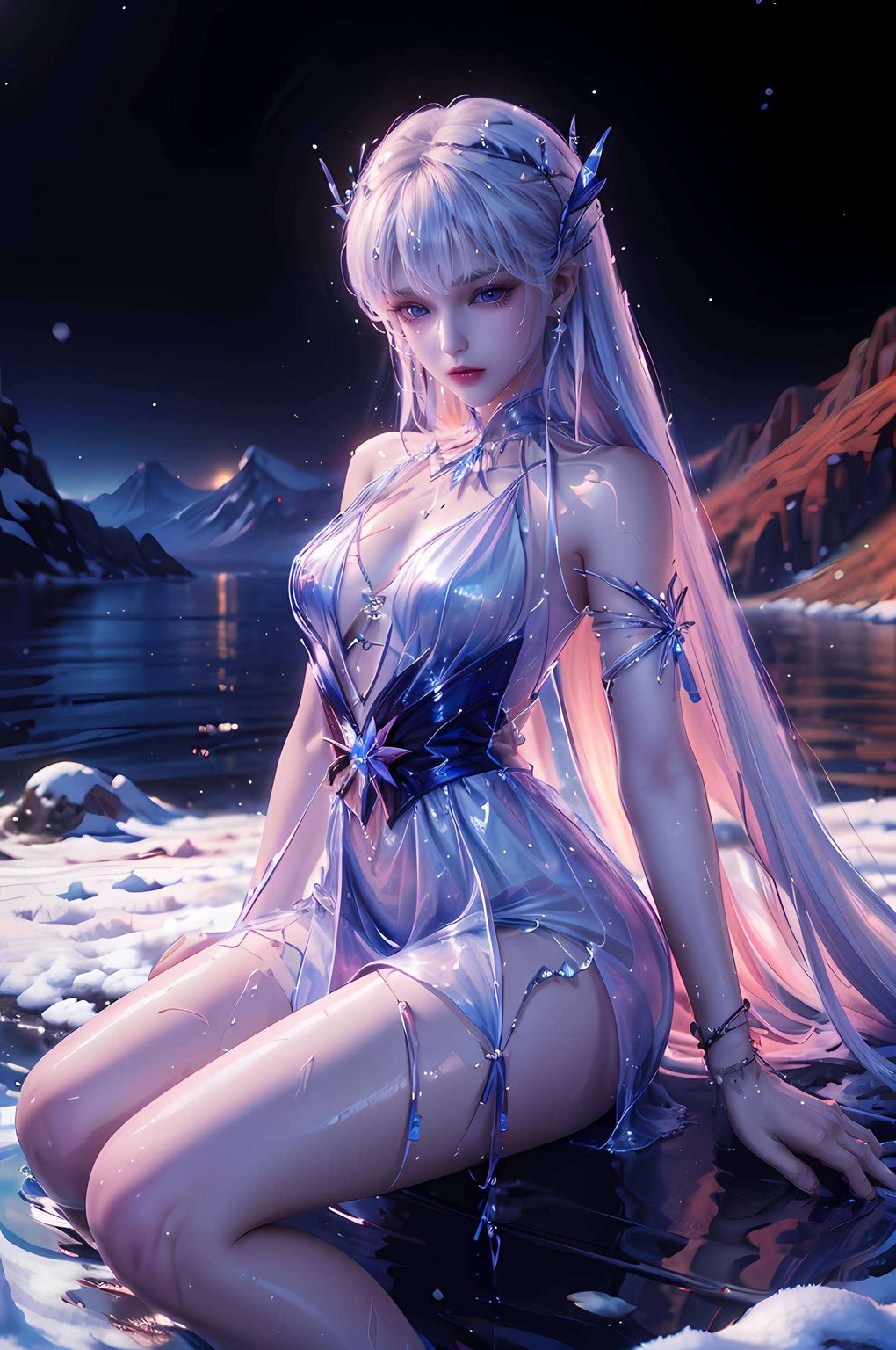 圣采儿壁纸国漫高清竖屏：AI角色游戏壁纸，PC锁屏艺术盛宴