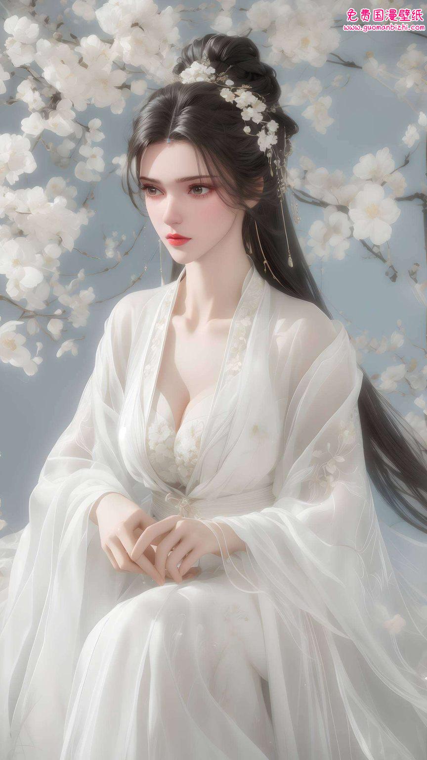 李慕婉高清壁纸最新——AI生成壁纸，免费壁纸包，苹果古风精选集