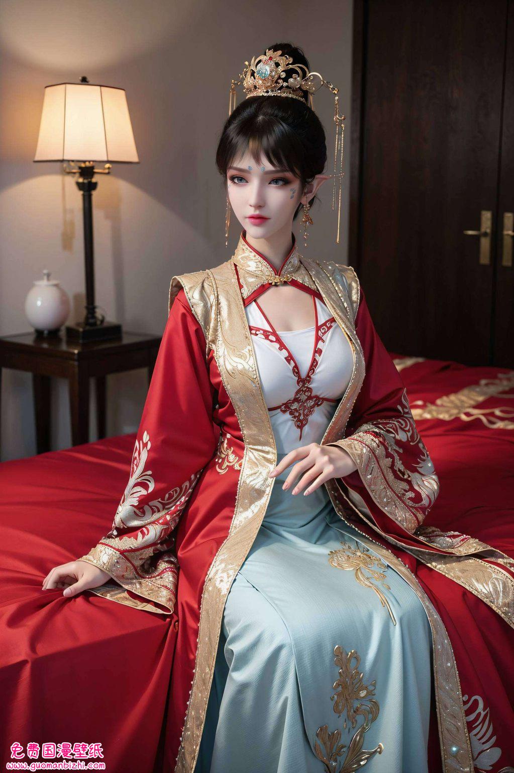 凤清儿：AI创造壁纸，精细角色描绘，手机专属可爱壁纸集