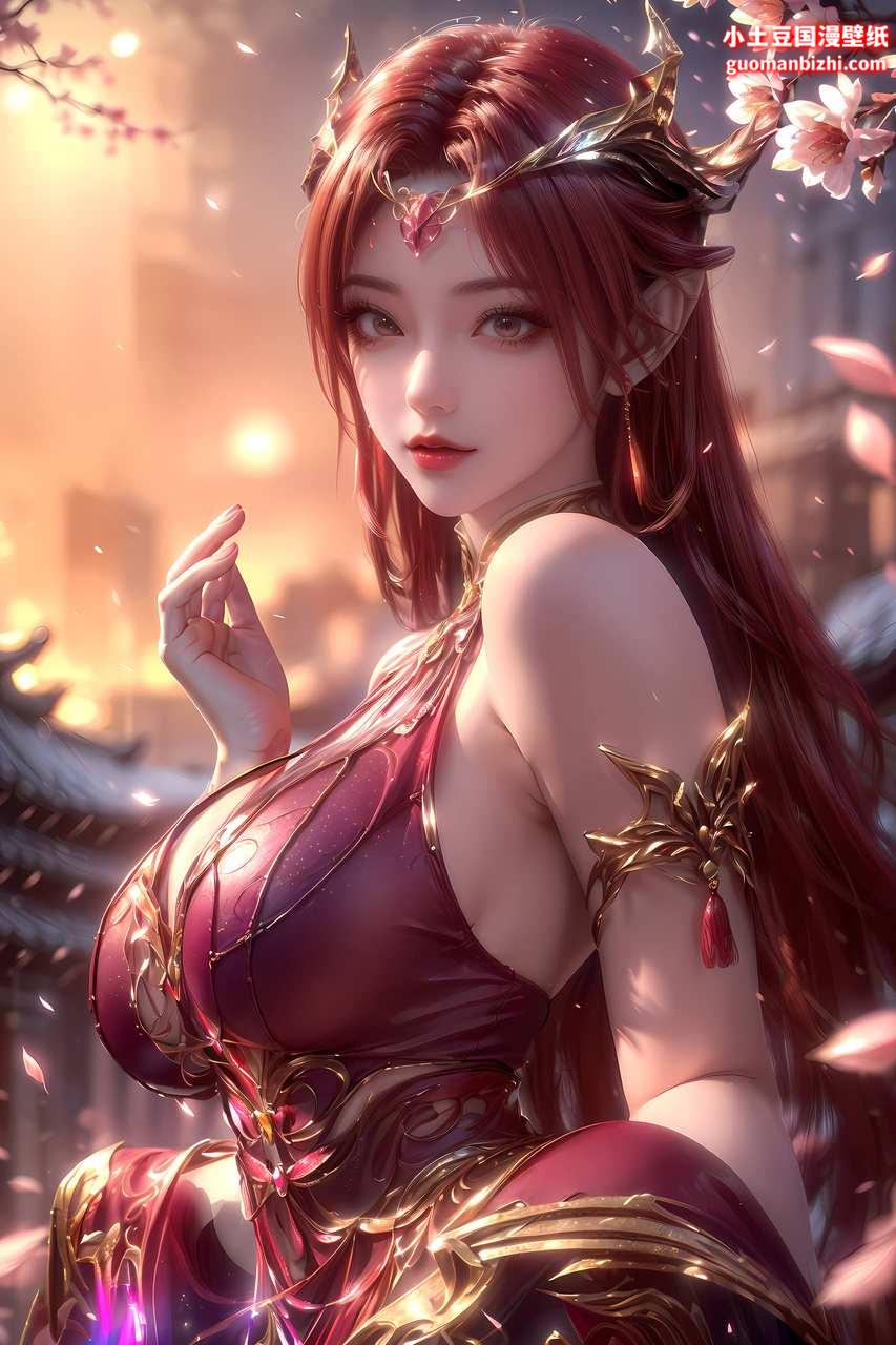 ai电脑壁纸:妖夜绘画发型素材分享