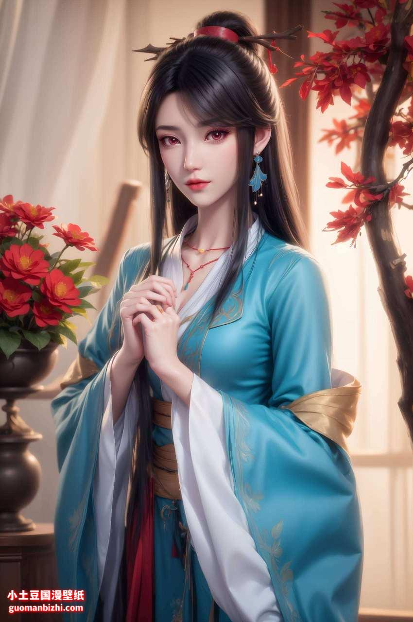 元尊夭夭极简壁纸特写