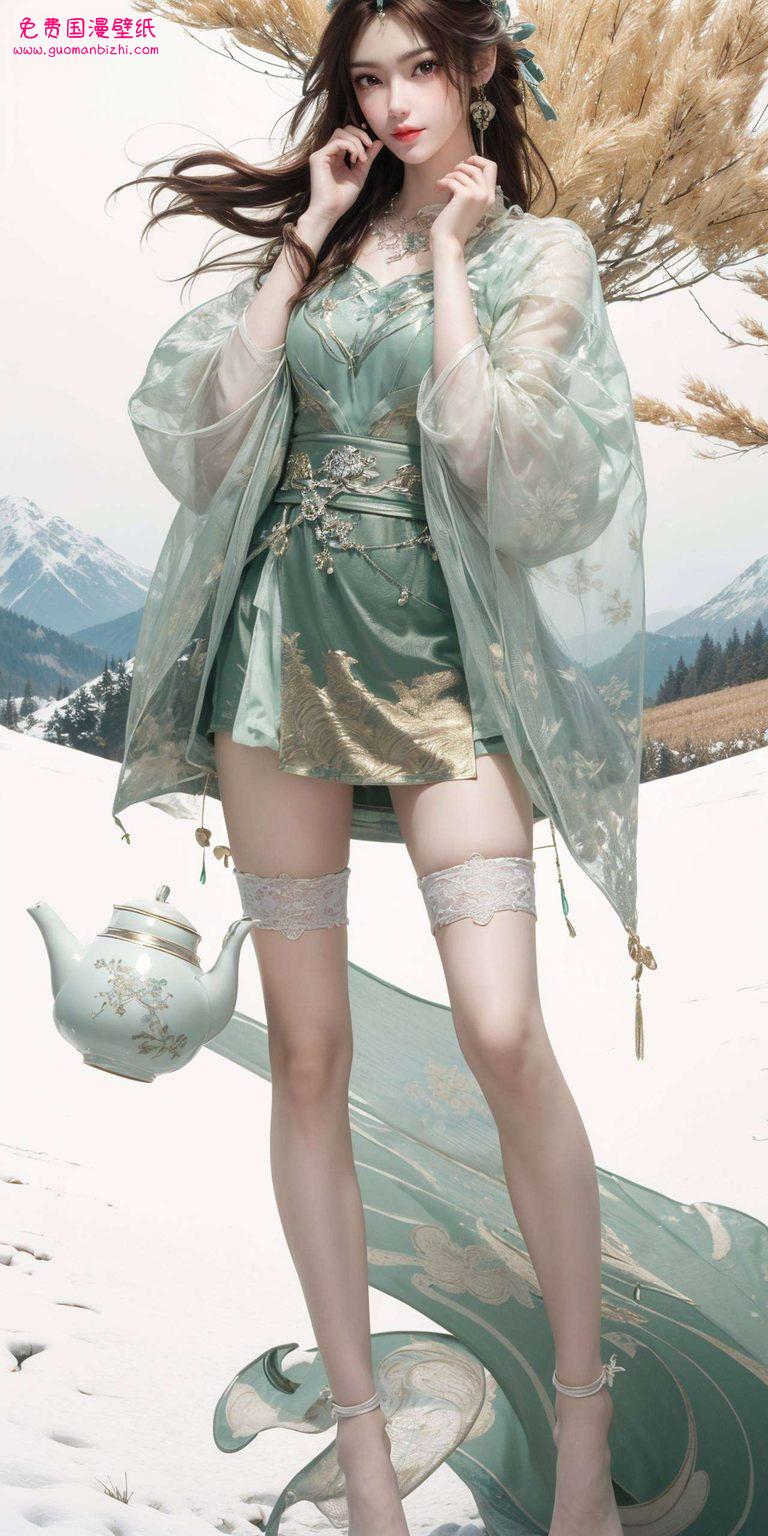 叶倾仙AI动漫人物壁纸：免费合集，涵盖Win10壁纸与锁屏壁纸