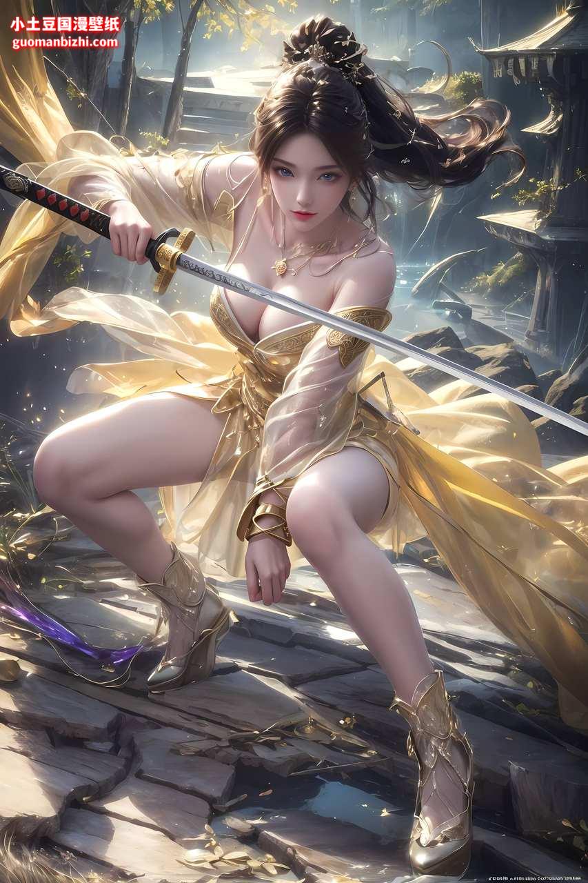 国漫ai壁纸:诛仙 壁纸分享：金瓶儿